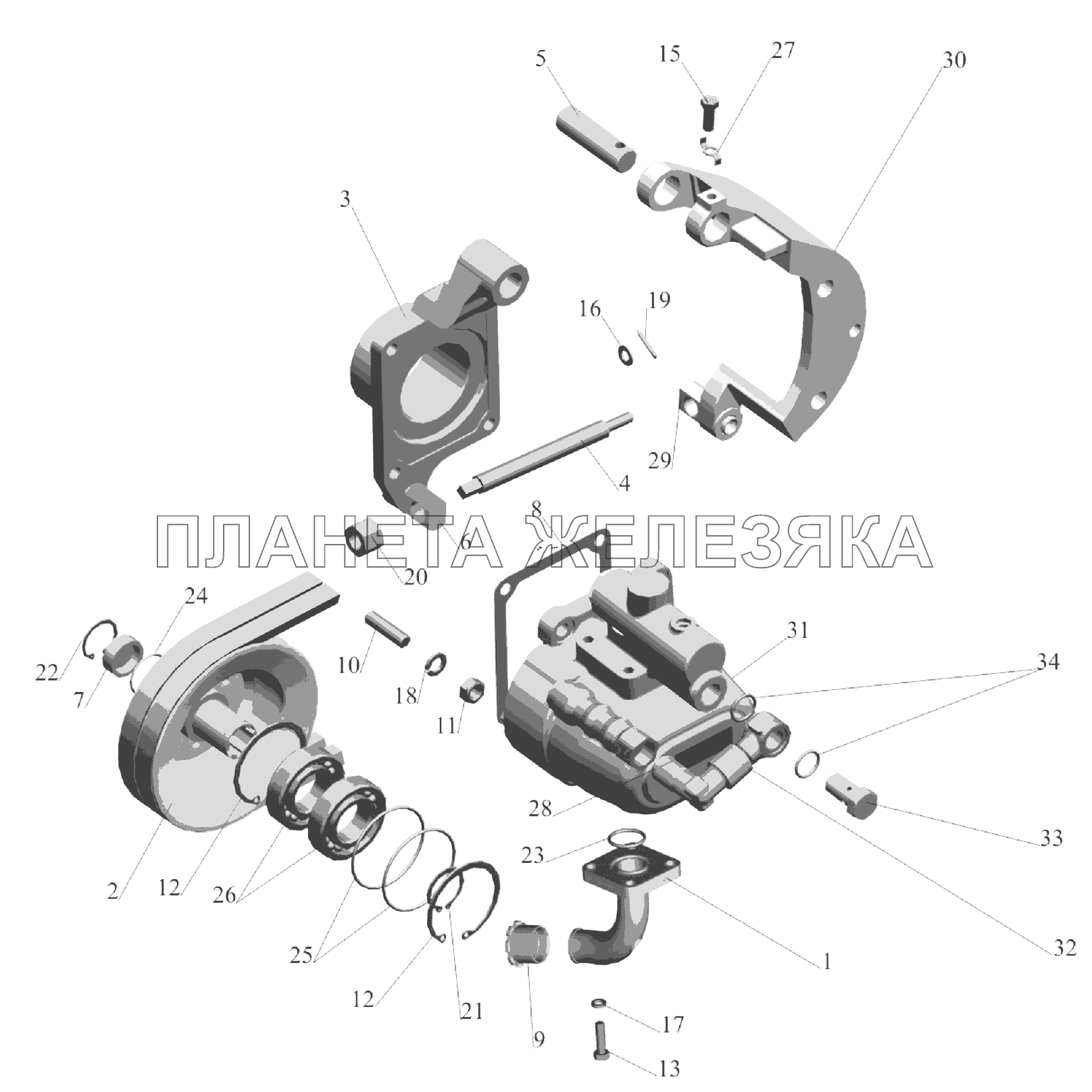 Насос 630300-3407010 (-700) МАЗ-6303A3, 6303A5